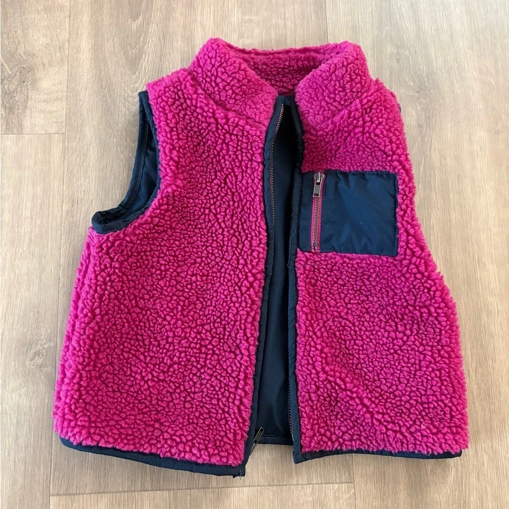 Baby GAP Pink Fleece Vest- size 18-24Mo